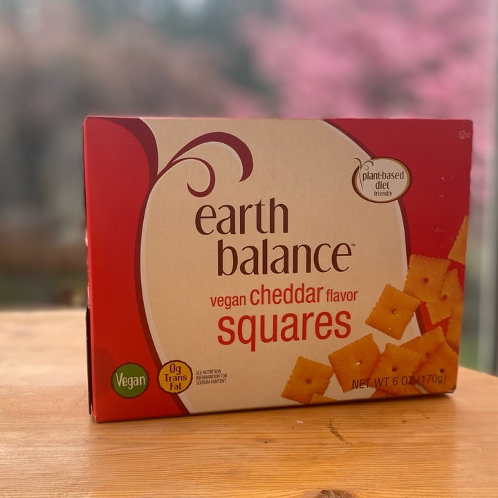 photo of Earth Balance Vegan Cheddar Flavor Squares shared by @knorthway on  03 May 2022 - review