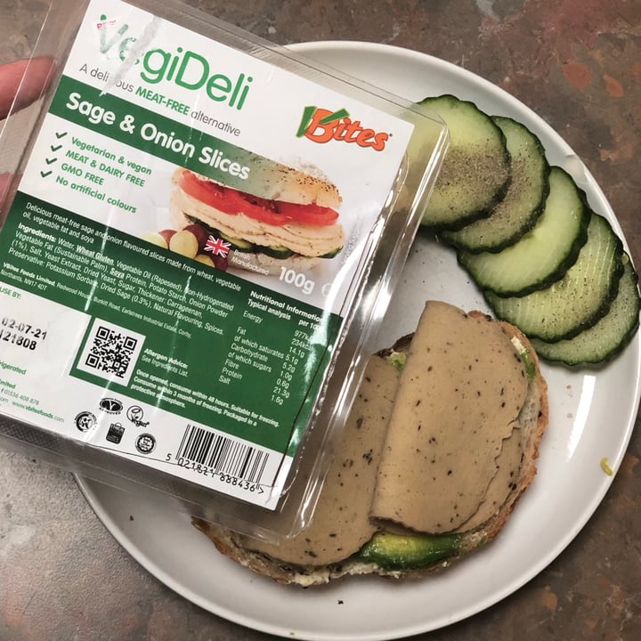 photo of VegiDeli VegiDeli sage and onion slices shared by @thetinyvegan on  10 May 2021 - review