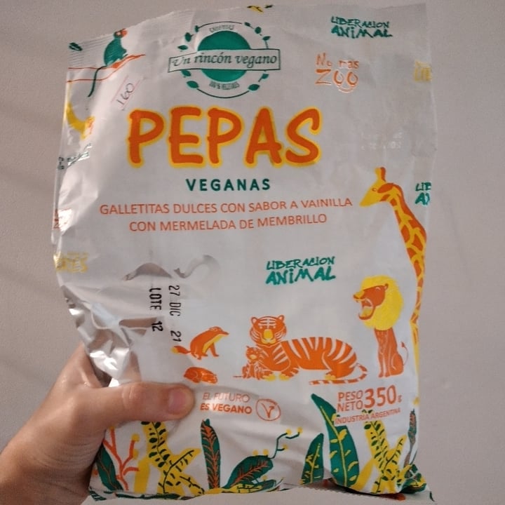 photo of Un Rincón Vegano Pepas Galletitas Dulces con Sabor a Vainilla con Mermelada de Membrillo shared by @soycomoelchileverde on  29 Apr 2021 - review