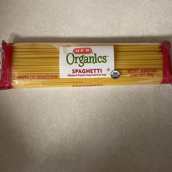 photo of HEB Organics Spaghetti shared by @jehpham on  11 Jun 2021 - review