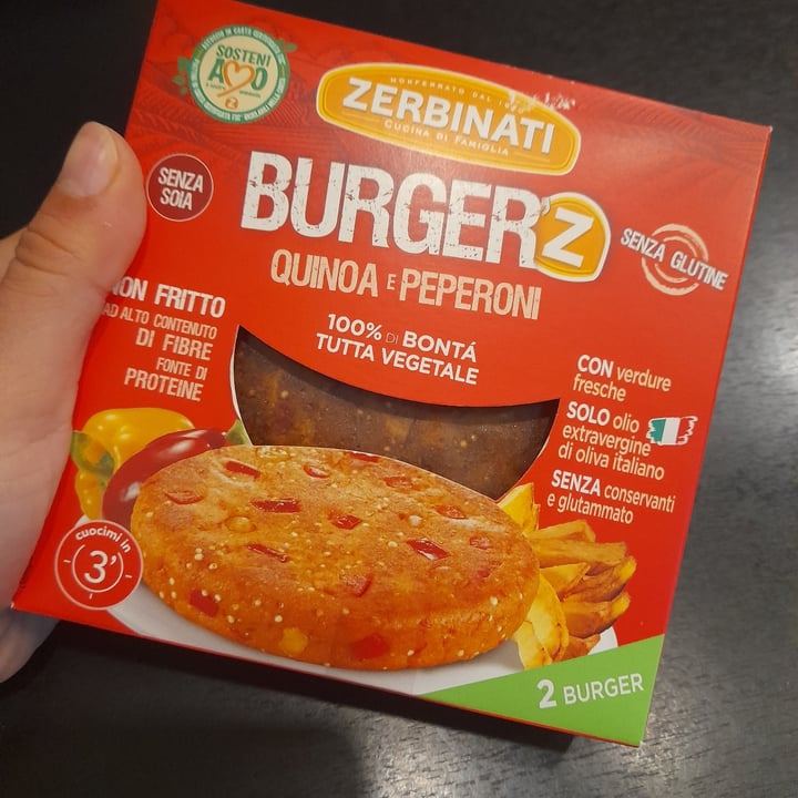photo of Zerbinati Burger Quinoa e Peperoni shared by @daaanila on  06 May 2022 - review