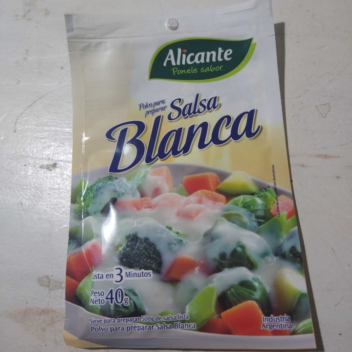 photo of Alicante Salsa blanca shared by @elianavegana on  03 May 2021 - review