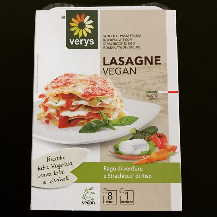 photo of Verys Lasagne Vegan shared by @eba on  26 Aug 2021 - review