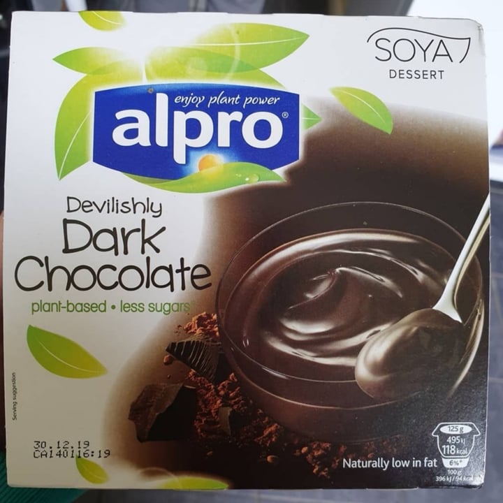 review photo of Alpro Devilishly Dark Chocolate Plant-based Dessert shared by @svennilii on 17 Nov 2020 - review