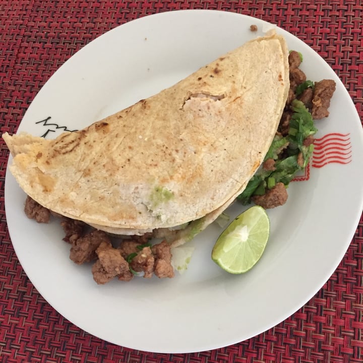 photo of Veganísimo Loncheria Vegana Taco de suadero shared by @miriammh on  12 Sep 2020 - review