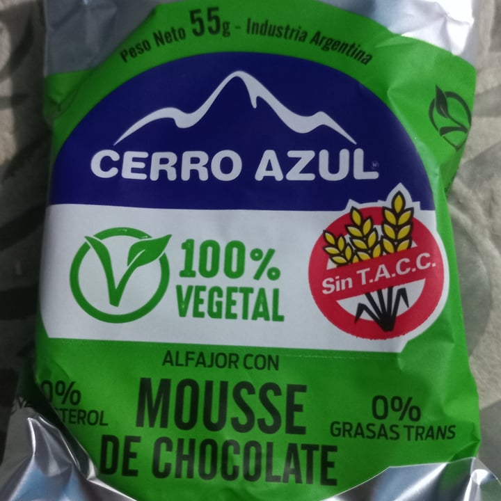 photo of Cerro Azul Alfajor con Mousse de Chocolate shared by @diiaaanav on  02 Dec 2022 - review