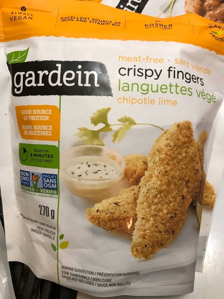 photo of Gardein Chipotle Lime Crispy Finger shared by @veglove on  07 Jan 2020 - review