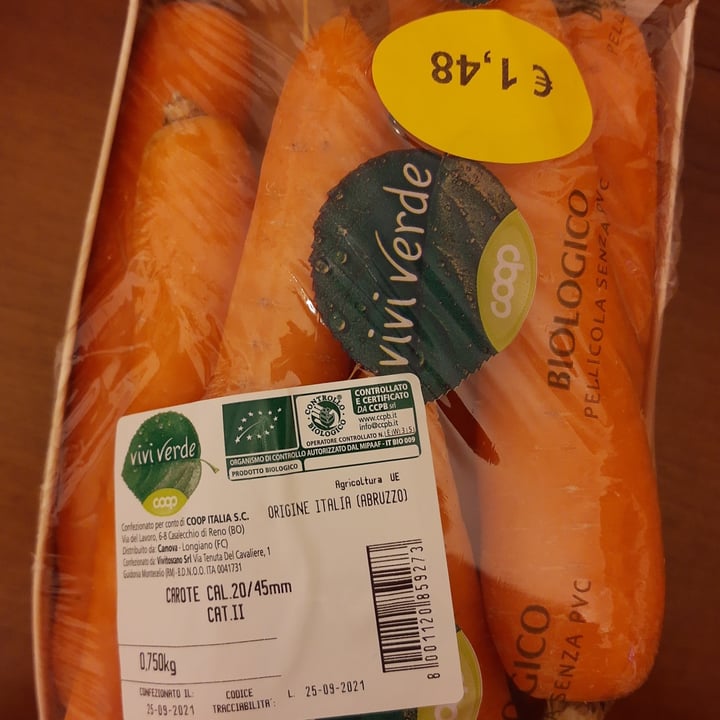 review photo of Vivi Verde Coop Carote biologiche shared by @alex-av on 30 Sep 2021 - review