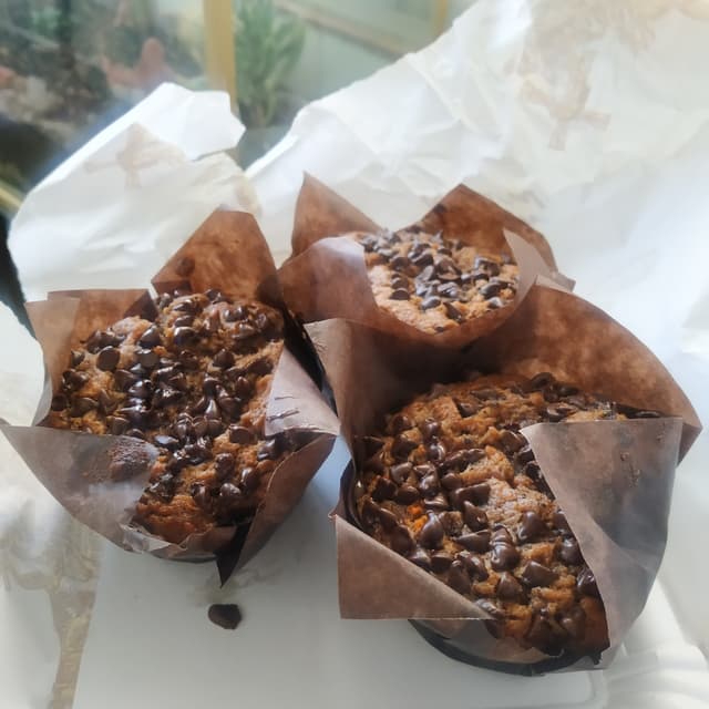 「Muffins de zanahoria y chocolate」の料理の写真