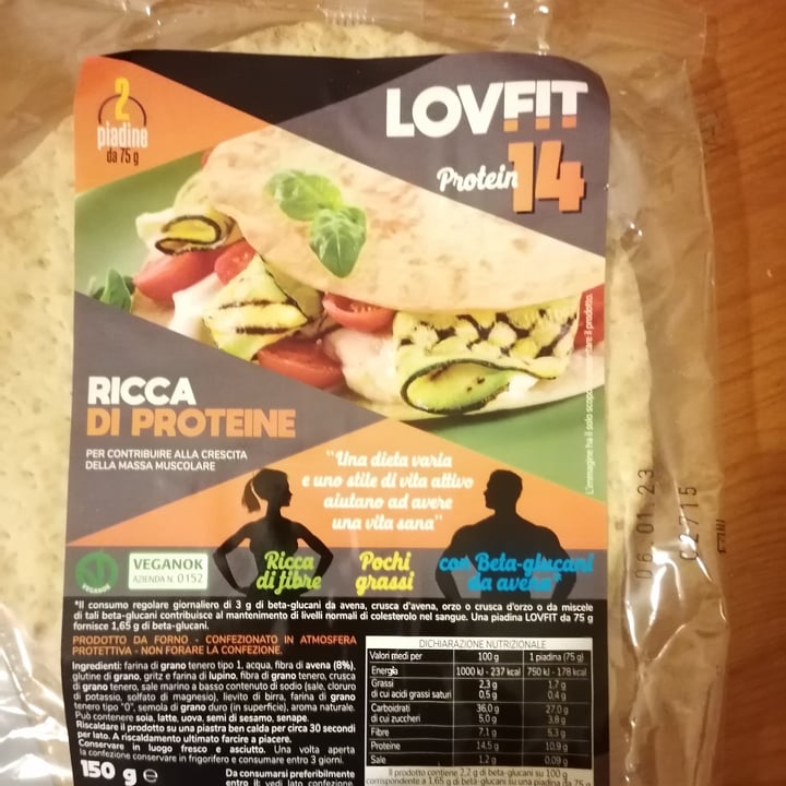 photo of Lovfit Piadina shared by @alessandrandra on  12 Oct 2022 - review
