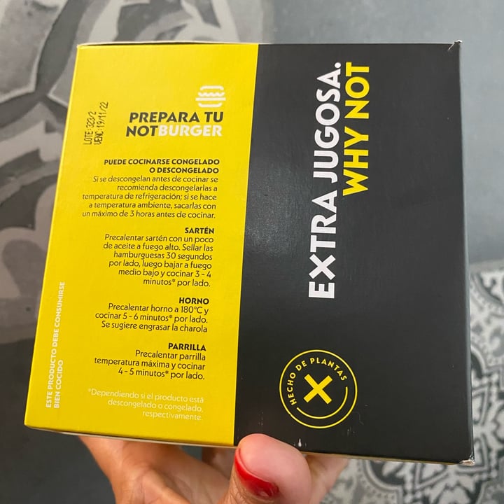review photo of NotCo Not Burger shared by @danielarojas on 04 May 2022 - review