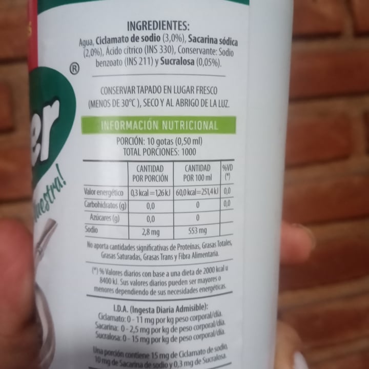 photo of Chuker Endulzante Liquido shared by @sashii on  12 Mar 2021 - review