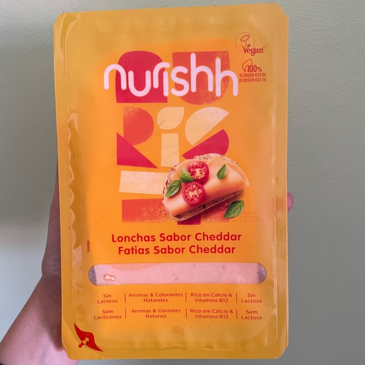 photo of Nurishh Cheddar Slices shared by @magali-b on  24 Feb 2022 - review