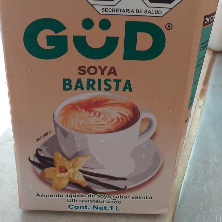 photo of GüD Barista Alimento Líquido de Soya sabor Vainilla shared by @elviaveg on  29 Jun 2021 - review