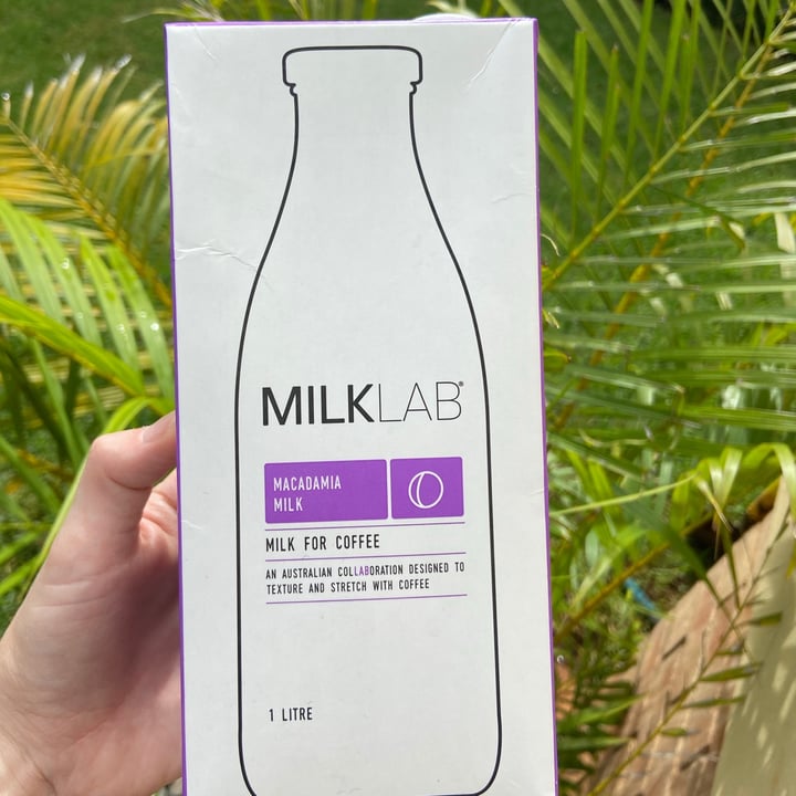 photo of MILKLAB Macadamia milk shared by @plantbasedstorm on  06 Feb 2021 - review