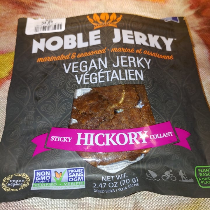 review photo of Noble Jerky Vegan Jerky Sticky Hickory shared by @gatitos on 05 Dec 2021 - review