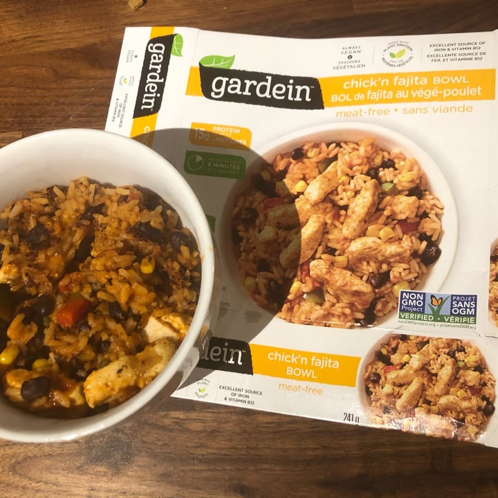 photo of Gardein Chick'n Fajita Bowl shared by @ashlie on  11 Nov 2021 - review