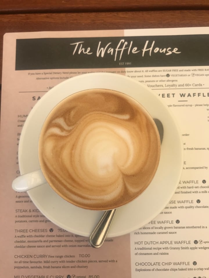 photo of The Waffle House Cappuccino with almond milk. shared by @alexra on  03 Mar 2020 - review