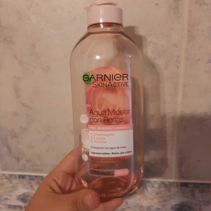 photo of Garnier Agua Micelar Con Rosas shared by @jazminlucia on  10 Mar 2022 - review