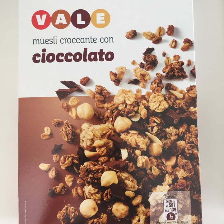 photo of Vale Muesli croccante al cioccolato shared by @verdemaggiorana on  01 May 2022 - review