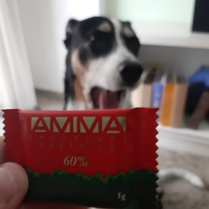 photo of AMMA Chocolate orgânico 60% shared by @fogaebabi00 on  20 Jul 2021 - review