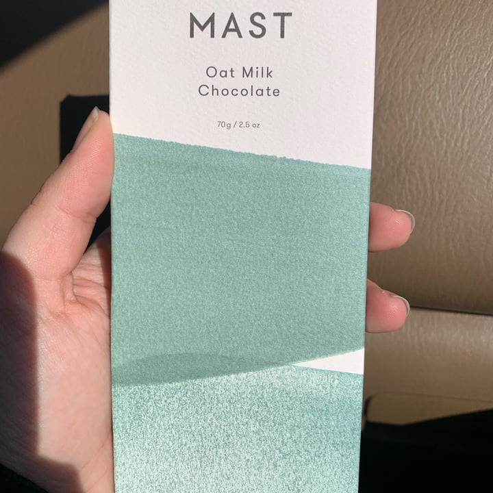 photo of Mast Oat Milk Chocolate shared by @jillyjpeg on  16 Oct 2022 - review