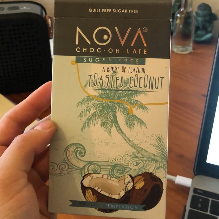 photo of NOVA Chocolate with Toasted Coconut shared by @vexedsnowflake on  10 Jun 2021 - review