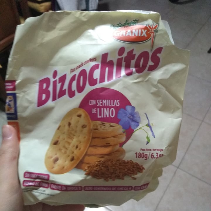 photo of Granix Bizcochitos con Semillas de Lino shared by @revolucianate on  10 Jun 2020 - review