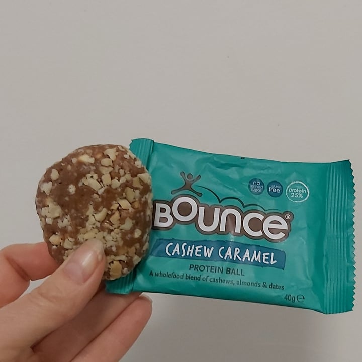 photo of Bounce Foods Ltd Protein Ball Cashew Caramel shared by @lotuspond on  27 Sep 2021 - review