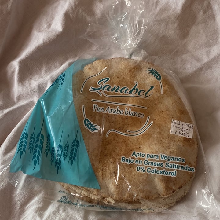 photo of Sanabel Pan Arabe Blanco shared by @mauradiaz on  20 Dec 2021 - review