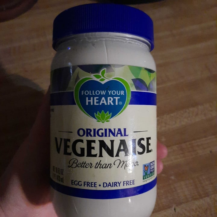 photo of Follow your Heart Original Vegenaise shared by @honestly on  20 Dec 2020 - review
