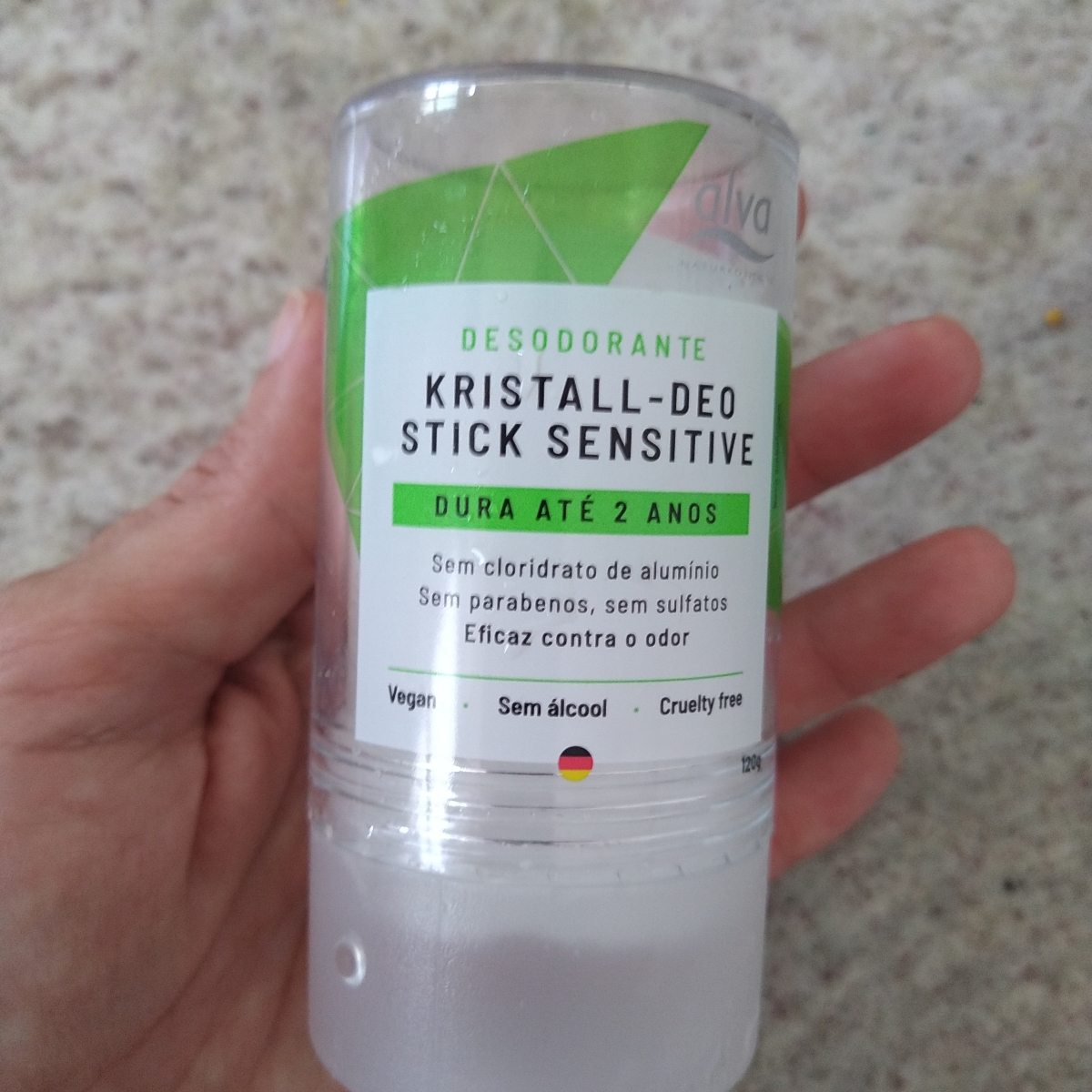 Alva Desodorante Kristall-Deo stick sensitive Review | abillion