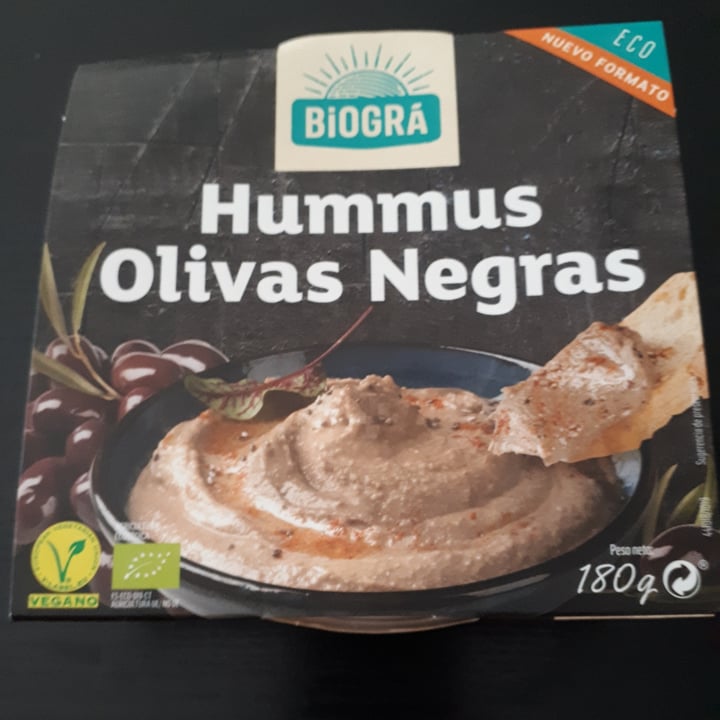 photo of Biogra Hummus de Olivas Negras shared by @saraitxu on  22 Jul 2020 - review