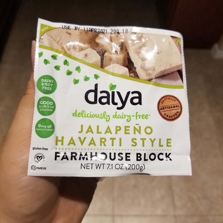review photo of Daiya Jalapeño Havarti Style Farmhouse Block shared by @missokomichel on 16 Jun 2020 - review