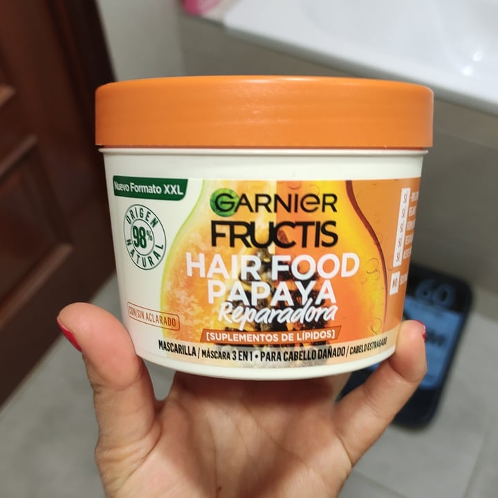 review photo of Garnier mascarilla hair food papaya shared by @sandravo on 13 Jan 2023 - review