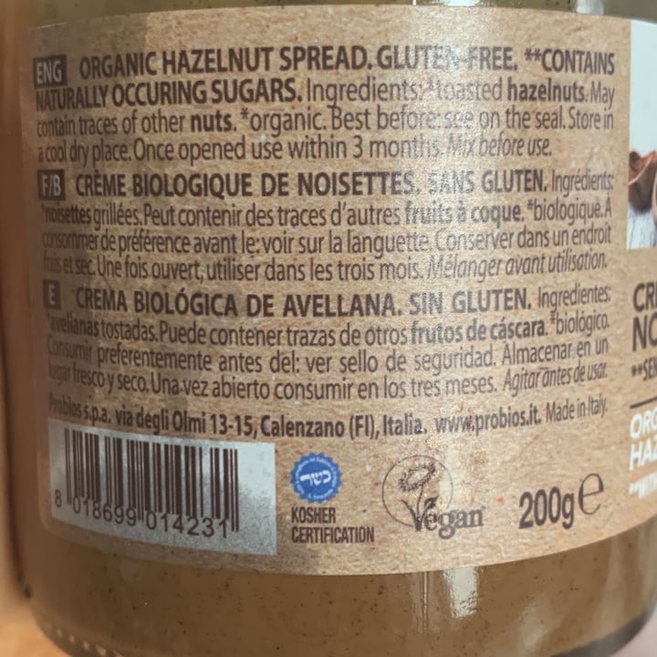 review photo of La Via Del Grano Crema 100% nocciole shared by @serenacos on 15 Apr 2022 - review