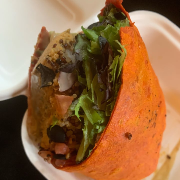 photo of Lotus Cafe & Juice Bar falafel wrap shared by @unejanie on  05 Dec 2022 - review
