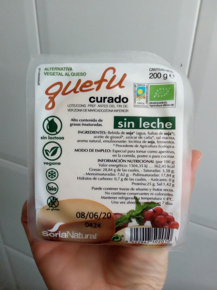 photo of Soria Natural Quefu curado shared by @amor on  02 Aug 2019 - review