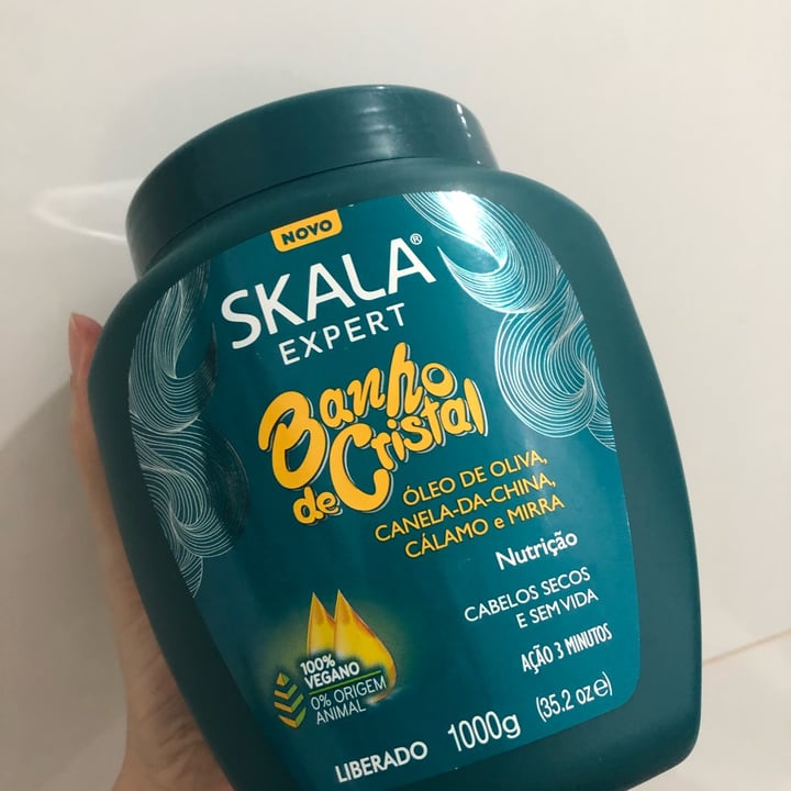 review photo of Skala Creme capilar banho de cristal shared by @renatacardiz on 24 Apr 2022 - review