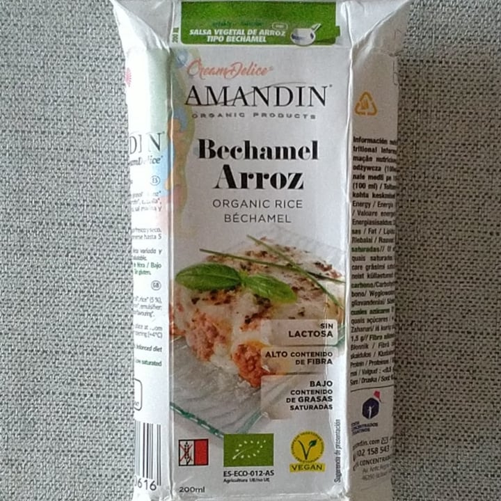 photo of Amandin Bechamel de arroz shared by @sym on  29 Dec 2020 - review