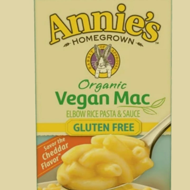 photo of Annie’s Organic vegan Mac ( rice pasta, gluten free) shared by @honeybae on  17 Dec 2020 - review