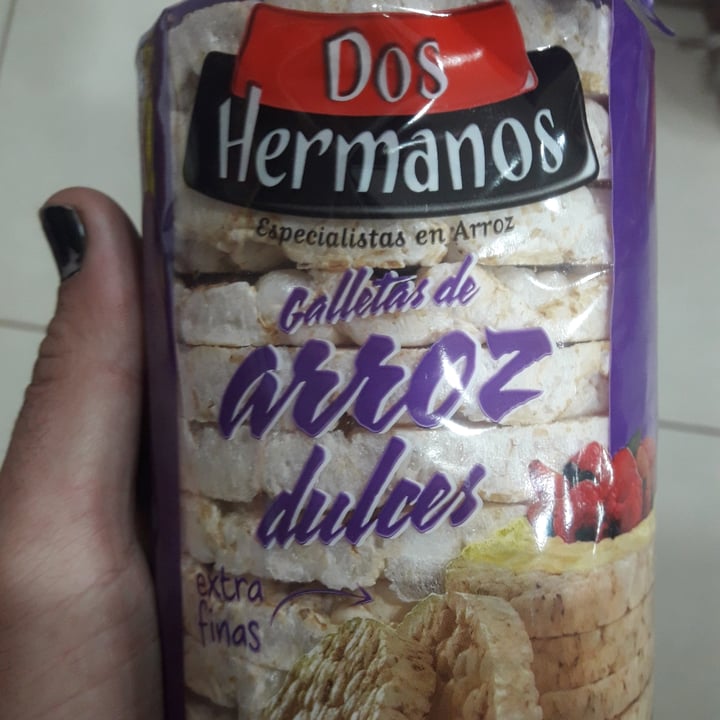 photo of Dos hermanos Galletas de arroz dulces shared by @leeoalva on  06 Aug 2021 - review