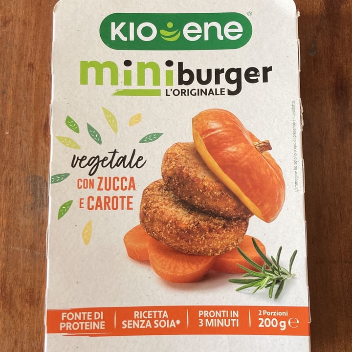 photo of Kioene Mini Burger Zucca E Carote shared by @giulia98 on  22 Jan 2022 - review