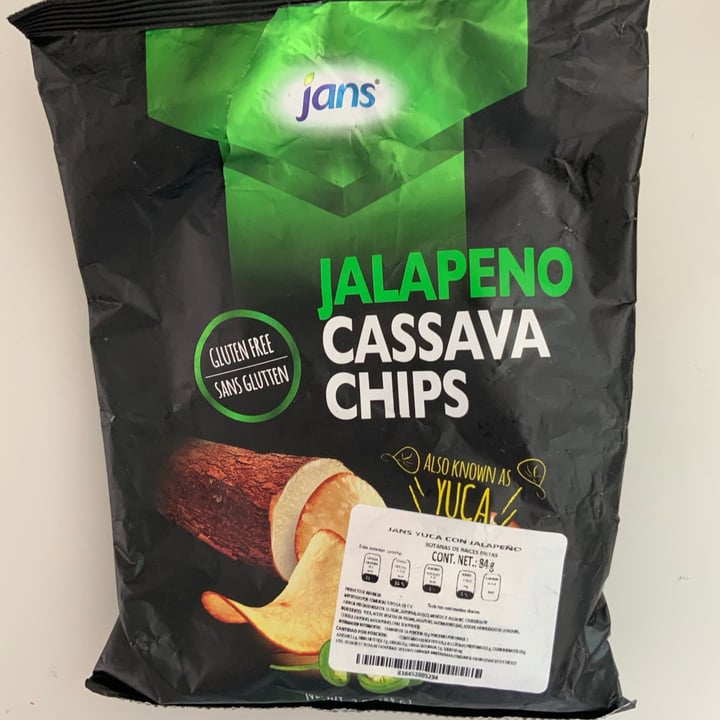 photo of Jans Chips De Yuca Sabor Jalapeño shared by @vegaaangdl on  07 Aug 2020 - review
