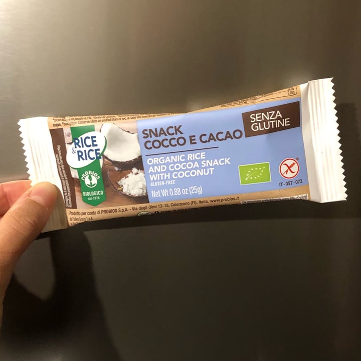 photo of La Via Del Grano  Snack cocco e cacao shared by @frasoya on  14 Apr 2022 - review