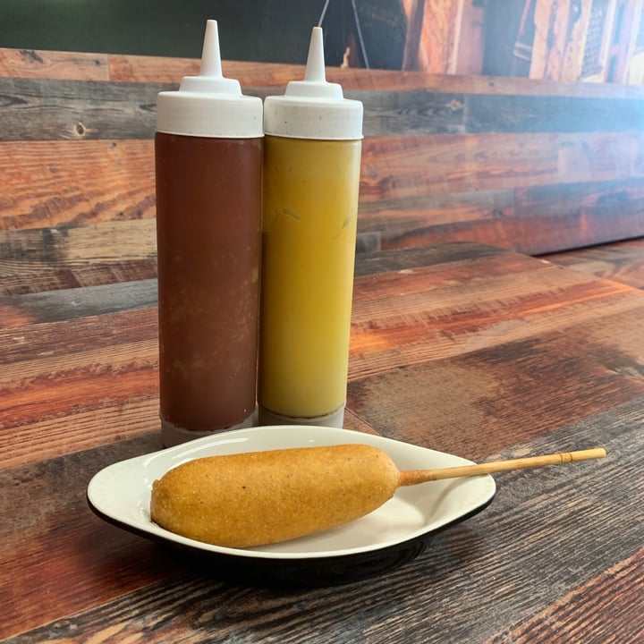 photo of Vegan Pizza Corn Dog shared by @katfrench on  11 Jun 2020 - review