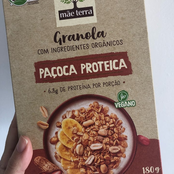 photo of Mãe Terra Granola Paçoca Proteica shared by @marianamarinho on  23 Aug 2022 - review