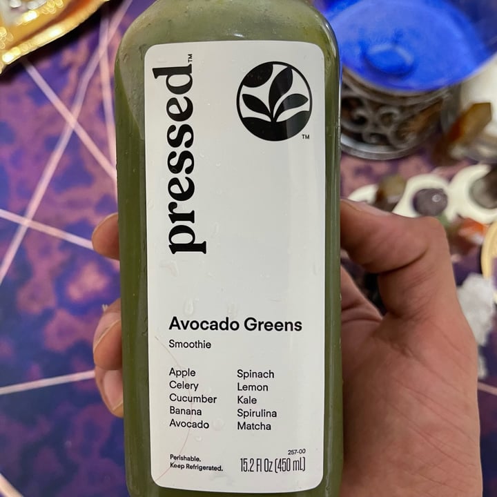 review photo of Pressed Avocado Greens Smoothie shared by @iseekplants on 30 Apr 2022 - review