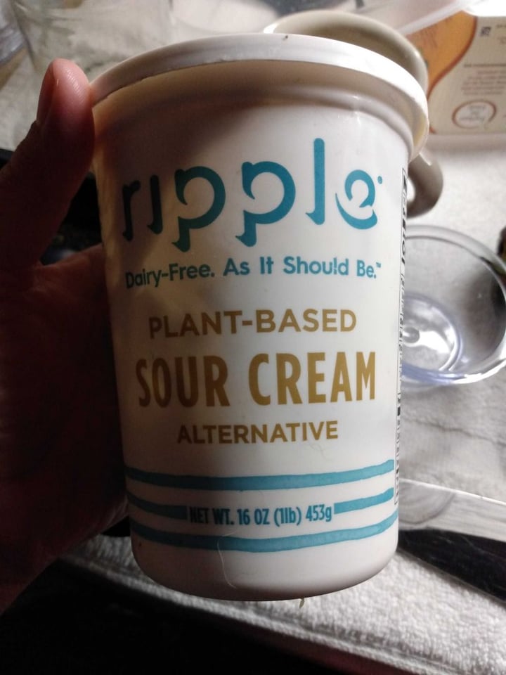 review photo of Ripple Foods DISCONTINUED Plant-Based Sour Cream shared by @jordandlaine on 07 Dec 2019 - review
