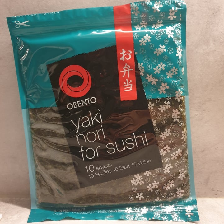 photo of Obento Yaki nori for sushi shared by @v3e3r3o on  10 Oct 2020 - review